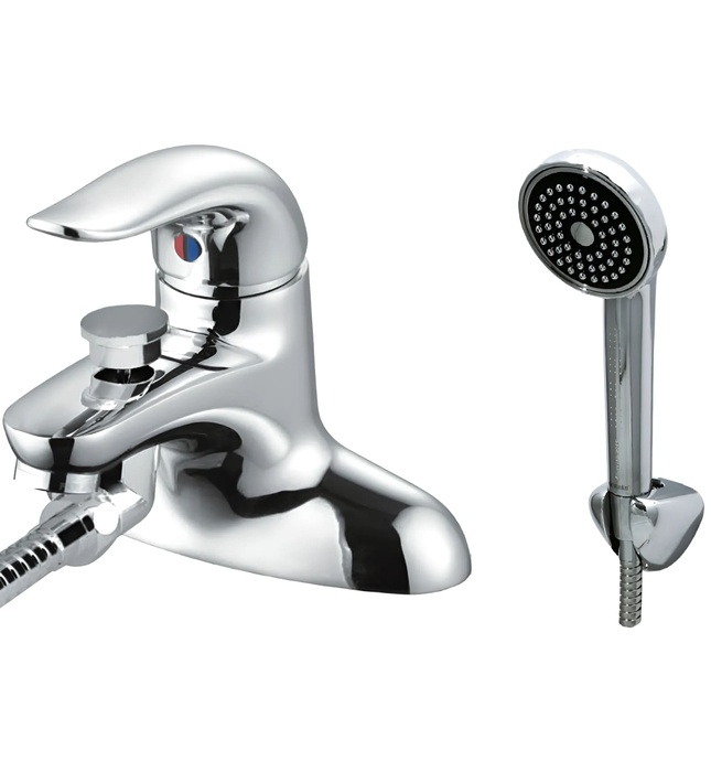 Vòi chậu rửa mặt nóng lạnh liền sen Mirolin MK552A-H200