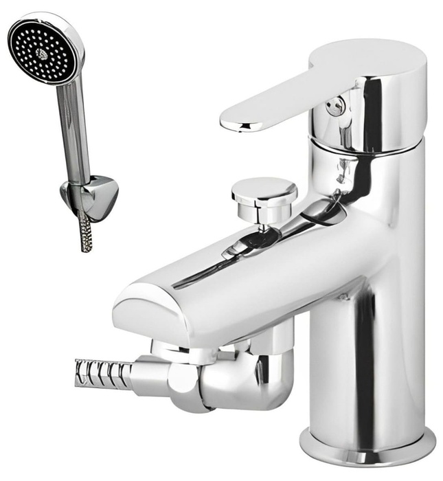 Vòi chậu rửa mặt nóng lạnh liền sen Mirolin MK701A-H200