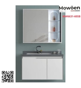 Bộ tủ chậu cao cấp đèn Led Mowoen MW6631-60SB 