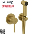 Vòi xịt vệ sinh nóng lạnh màu vàng Đức Kludi 38998N076