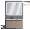 Bộ tủ chậu cao cấp đèn Led Mowoen MW2706-100
