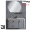 Bộ tủ chậu cao cấp đèn Led Mowoen MW2708-100