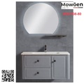 Bộ tủ chậu cao cấp đèn Led Mowoen MW2708-80