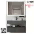 Bộ tủ chậu cao cấp đèn Led Mowoen MW6630R-100SB 