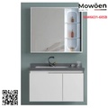 Bộ tủ chậu cao cấp đèn Led Mowoen MW6631-60SB 