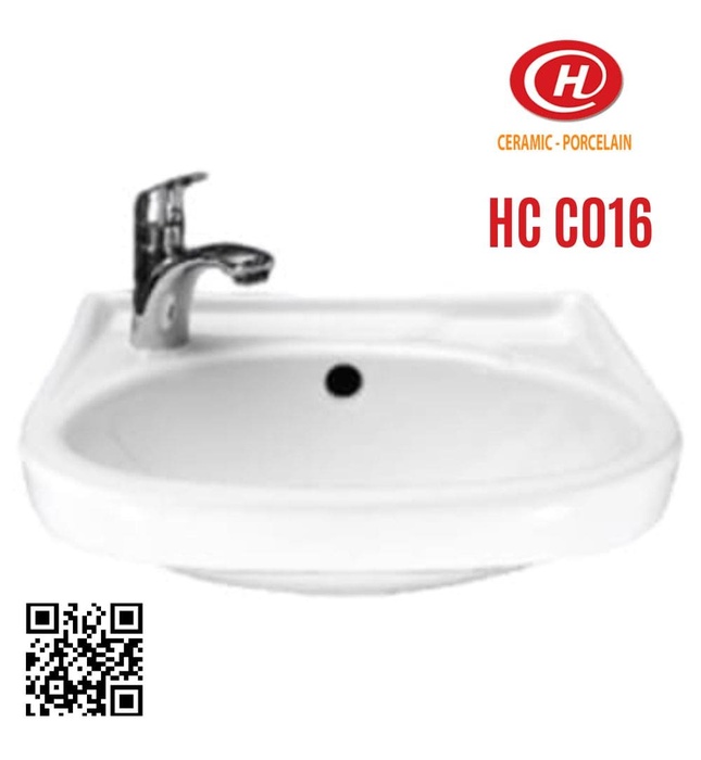Chậu rửa lavabo treo tường Hảo Cảnh HC C016