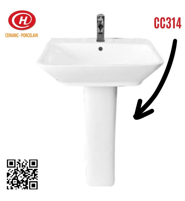 Chân chậu dài Hảo Cảnh HC CC314