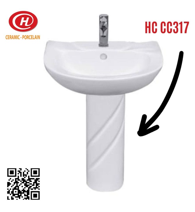 Chân chậu dài Hảo Cảnh HC CC317