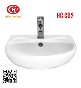 Chậu rửa lavabo treo tường Hảo Cảnh HC C02
