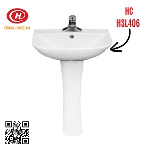 Chậu rửa lavabo treo tường Hảo Cảnh HC HSL406