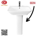 Chân chậu dài Hảo Cảnh HC CC314