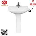 Chậu rửa lavabo treo tường Hảo Cảnh HC HSL406
