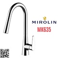 Vòi rửa bát nóng lạnh dây rút Mirolin MK635