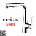 Vòi rửa bát nóng lạnh dây rút Mirolin MK638