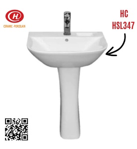 Chậu rửa lavabo treo tường Hảo Cảnh HC HSL347 