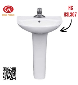 Chậu rửa lavabo treo tường Hảo Cảnh HC HSL307