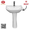 Chậu rửa lavabo treo tường Hảo Cảnh HC HSL347 