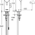 Vòi Lavabo Cảm Ứng Nóng Lạnh SCHELL Xeris E 002220699