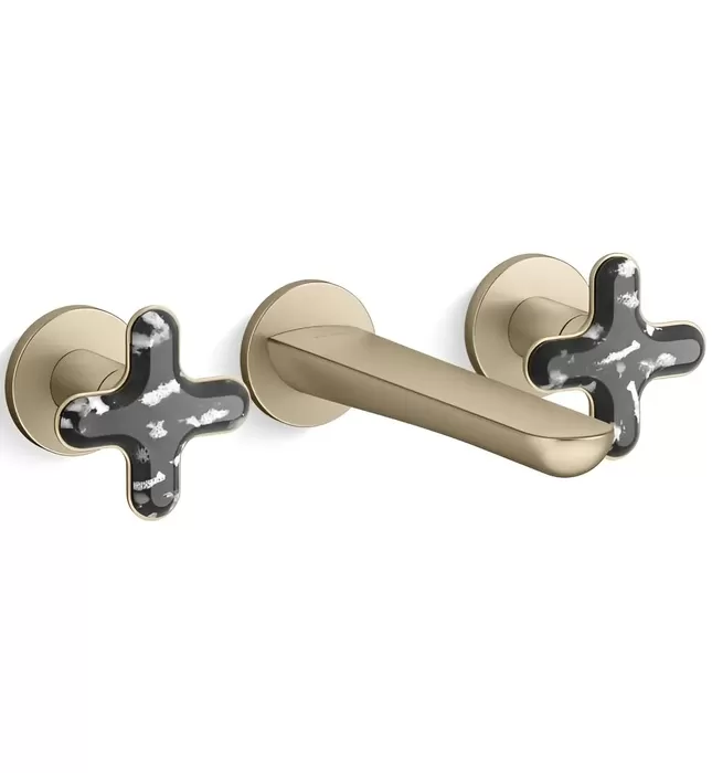 Vòi Lavabo Âm Tường Nóng Lạnh Kallista P32076-JST-CP