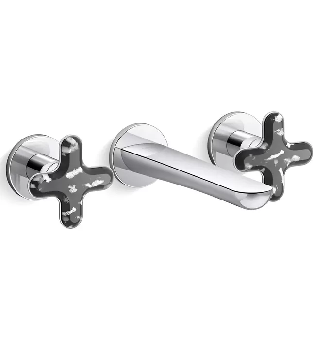 Vòi Lavabo Âm Tường Nóng Lạnh Kallista P32076-JST-CP