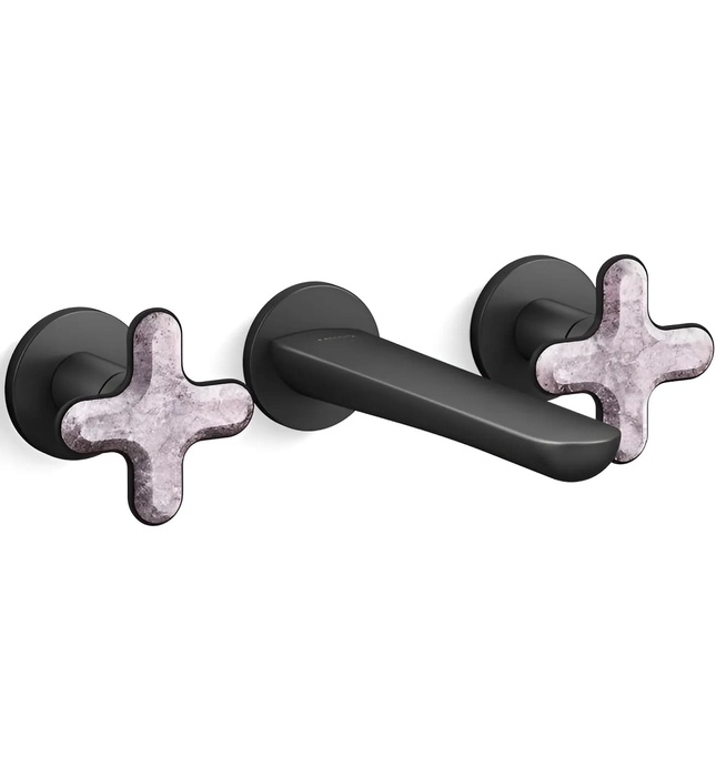 Vòi chậu rửa mặt 3 chân âm tường Chrome Kallista P32076-RST-CP