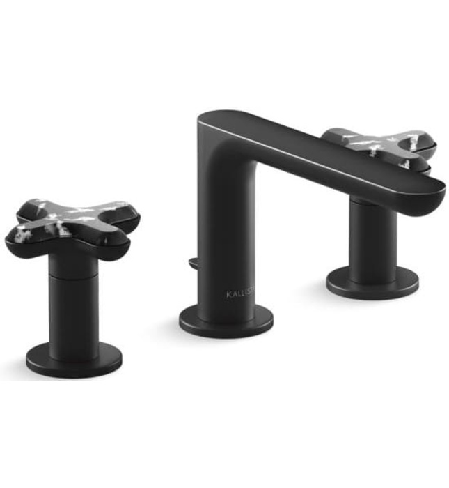 Vòi chậu rửa mặt nóng lạnh 3 chân Chrome Kallista P32704-JST-CP