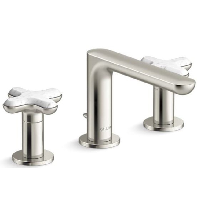 Vòi chậu rửa mặt nóng lạnh 3 chân Chrome Kallista P32704-WC-CP 