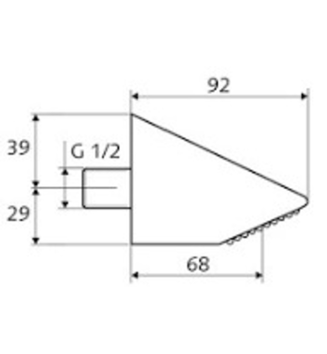  Đầu sen phun Đức Comfort 13° Schell 018470699