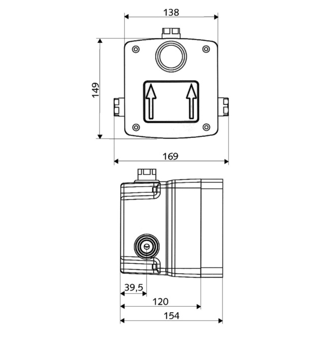 Hộp sen tắm âm Masterbox Schell 018670099