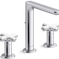 Vòi chậu rửa mặt nóng lạnh 3 chân Chrome Kallista P32705-WC-CP