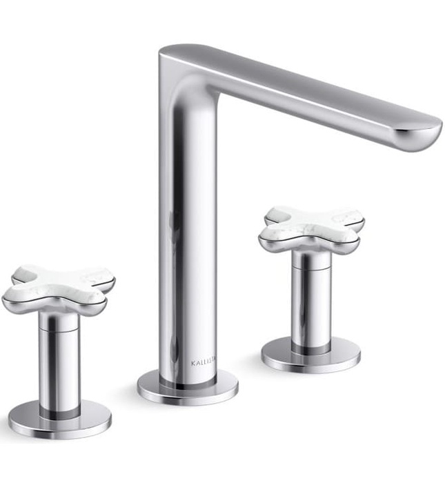 Vòi bồn tắm 3 chân nóng lạnh Chrome Kallista P32711-WC-CP