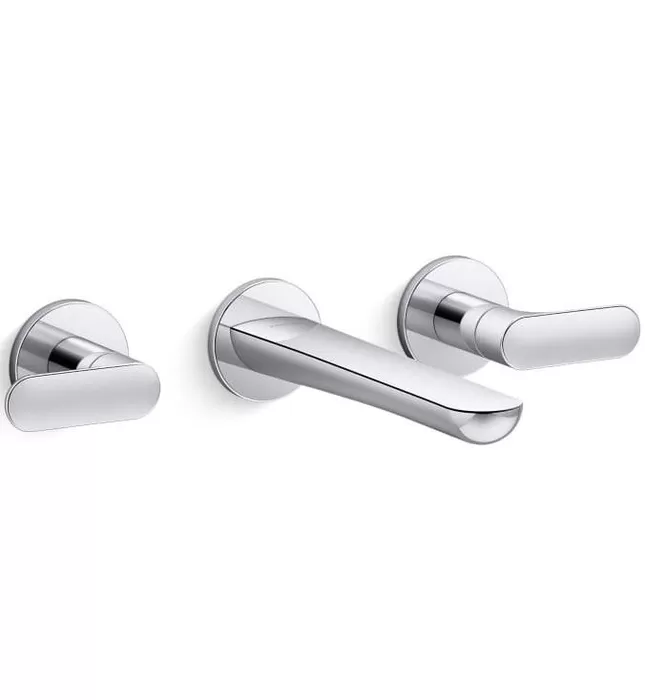 Vòi Lavabo Âm Tường Nóng Lạnh Kallista P34125-LV-CP