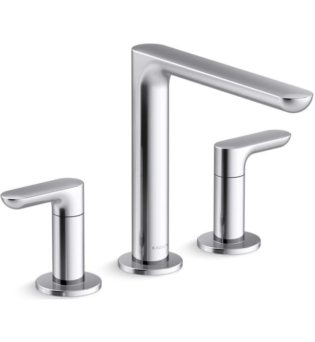 Vòi bồn tắm 3 chân nóng lạnh Chrome Kallista P34126-LV-CP