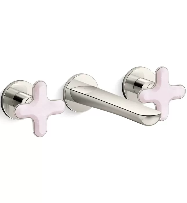 Vòi Lavabo Âm Tường Nóng Lạnh Kallista P32076-RST-BAF