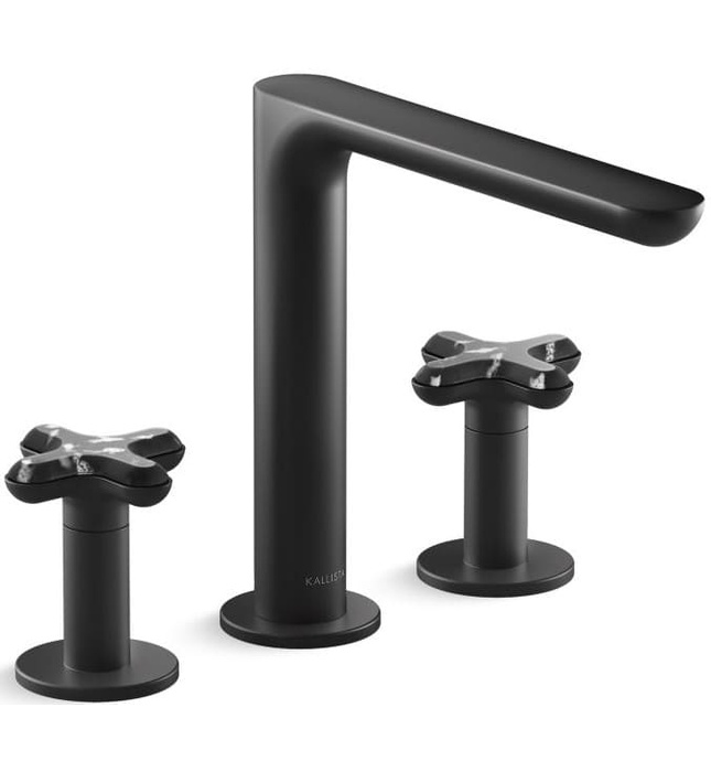 Vòi bồn tắm 3 chân nóng lạnh Nickel Kallista P32711-JST-BN