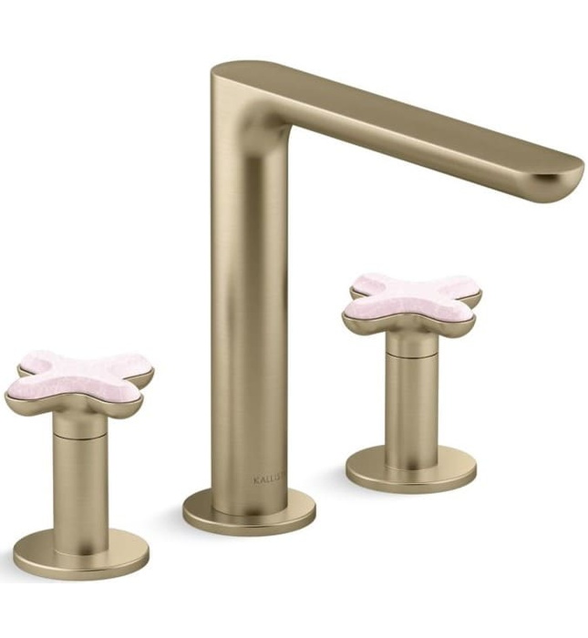 Vòi bồn tắm nóng lạnh 3 chân Nickel Kallista P32711-RST-BN