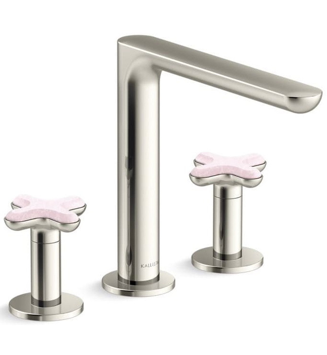 Vòi bồn tắm nóng lạnh 3 chân đen Kallista P32711-RST-BL