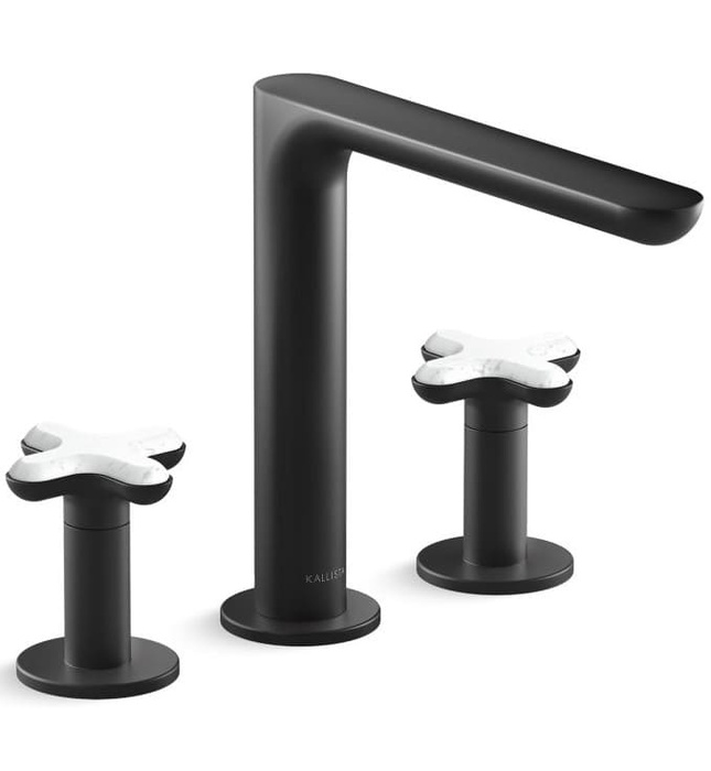 Vòi bồn tắm 3 chân nóng lạnh vàng Kallista P32711-WC-BAF