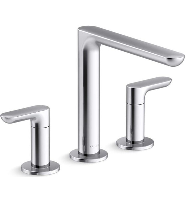 Vòi bồn tắm 3 chân nóng lạnh đen Kallista P34126-LV-BL