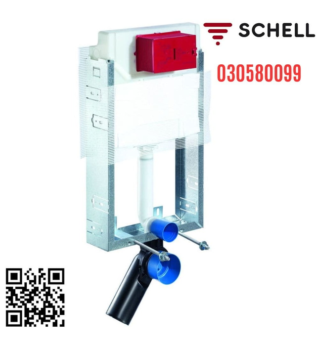 Thùng nước âm kèm khung Montus (Kiểu C-N 120) Schell 030580099