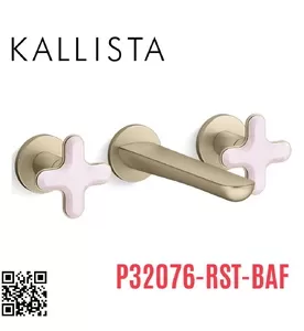 Vòi Lavabo Âm Tường Nóng Lạnh Kallista P32076-RST-BAF