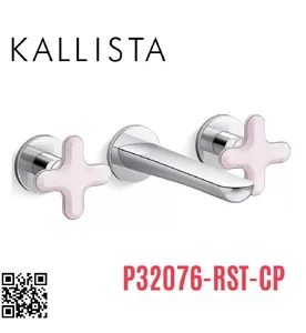 Vòi Lavabo Âm Tường Nóng Lạnh Kallista P32076-RST-CP