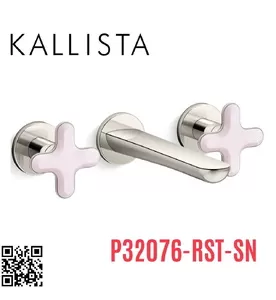 Vòi Lavabo Âm Tường Nóng Lạnh Kallista P32076-RST-SN