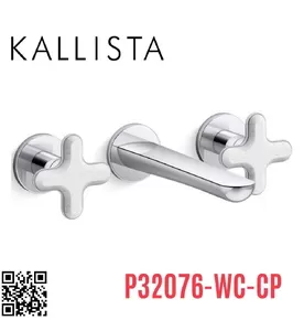 Vòi Lavabo Âm Tường Nóng Lạnh Kallista P32076-WC-CP