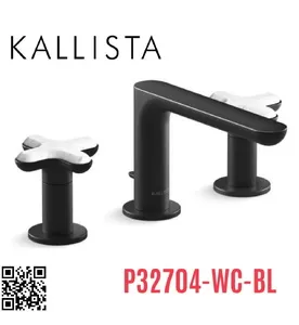 Vòi Lavabo 3 Lỗ Nóng Lạnh Kallista P32704-WC-BL