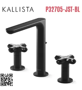Vòi Lavabo 3 Lỗ Nóng Lạnh Kallista P32705-JST-BL