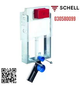 Thùng nước âm kèm khung Montus (Kiểu C-N 120) Schell 030580099