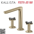 Vòi bồn tắm 3 chân nóng lạnh vàng Kallista P32711-JST-BAF
