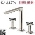 Vòi bồn tắm 3 chân nóng lạnh Nickel Kallista P32711-JST-SN