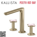 Vòi bồn tắm nóng lạnh 3 chân vàng Kallista P32711-RST-BAF
